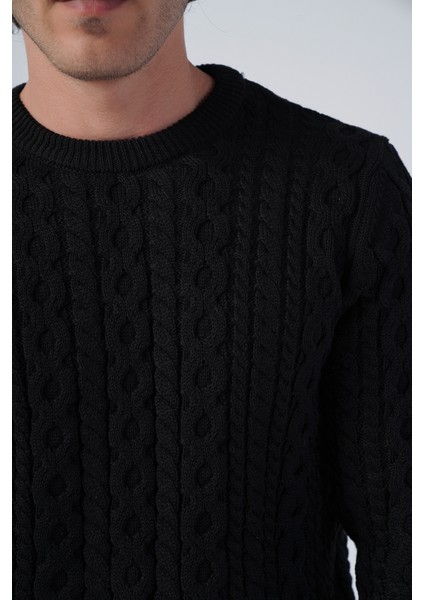 Erkek Saç Örgülü Pamuk Bisiklet Yaka %100 Pamuk Kazak indirimleri