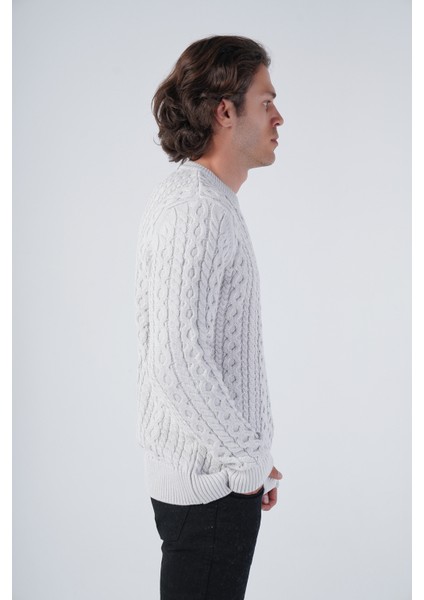 Erkek Saç Örgülü Pamuk Bisiklet Yaka %100 Pamuk Kazak fiyatları