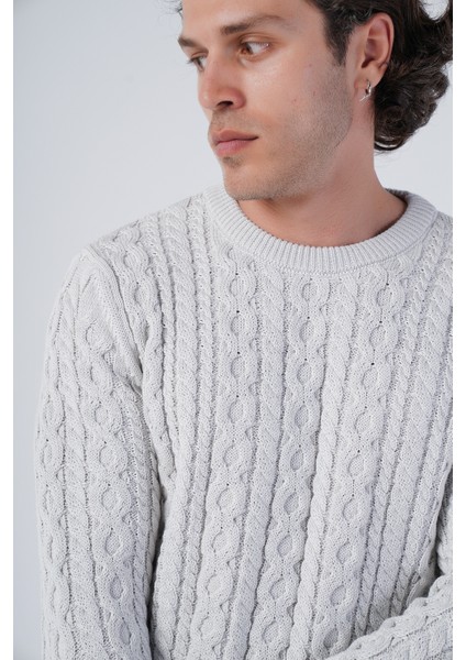 Erkek Saç Örgülü Pamuk Bisiklet Yaka %100 Pamuk Kazak indirimleri