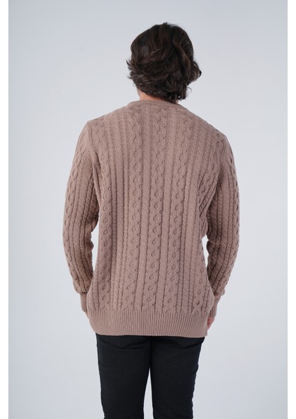 Erkek Saç Örgülü Pamuk Bisiklet Yaka %100 Pamuk Kazak modelleri