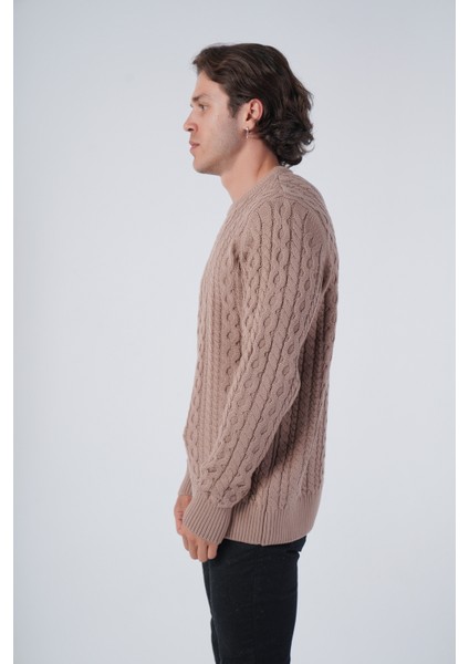 Erkek Saç Örgülü Pamuk Bisiklet Yaka %100 Pamuk Kazak fırsatları