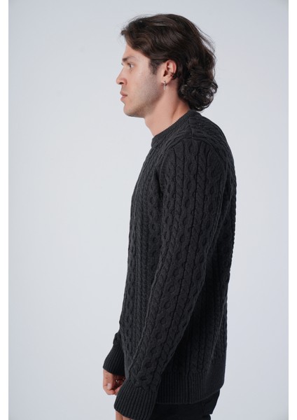 Erkek Saç Örgülü Pamuk Bisiklet Yaka %100 Pamuk Kazak fırsatları