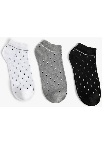 Patik Çorap Seti 3'lü Çok Renkli fiyatları