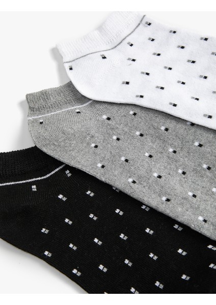 Patik Çorap Seti 3'lü Çok Renkli modelleri