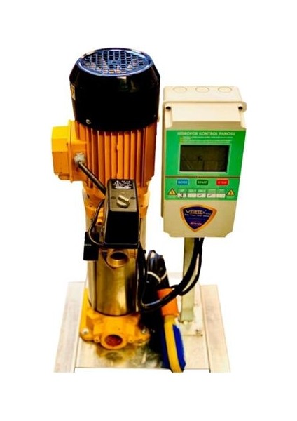 Vkp Vd S/s 9-05 1x Pompalı 2 Hp 220V Çelik Fanlı Dikey Milli Dreambox Panolu Paket Hidrofor