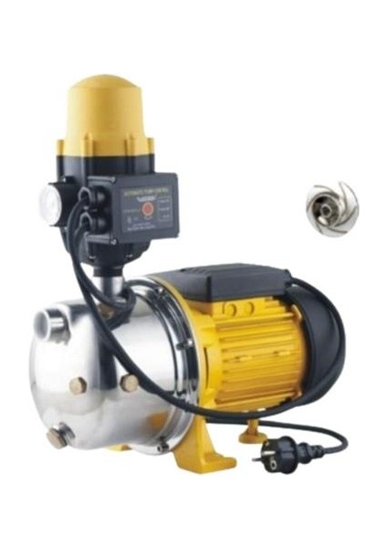 VPI100 Inox P 1 Hp 5 Kat 6 Daire Paslanmaz Termik Korumalı Paket Hidroforu - Kablolu Hidromatlı