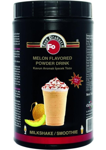 Kavun Içecek Tozu Milkshake 1 kg