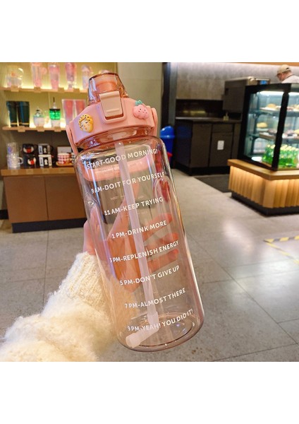 Semgears 2000 Ml. Büyük Kapasiteli Sızdırmaz Taşınabilir Su Şişesi - Yeşil (Yurt Dışından)