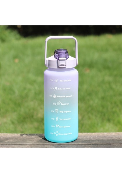 Baosity 2l Taşınabilir Su Şişesi - Mor/mavi (Yurt Dışından)