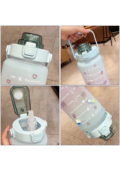 Baosity 2l Taşınabilir Su Şişesi - Mor/mavi (Yurt Dışından) fırsatları