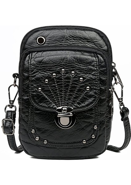 Messenger Çanta Bayan Omuz Çapraz Askılı Küçük Kare Çanta (Yurt Dışından)