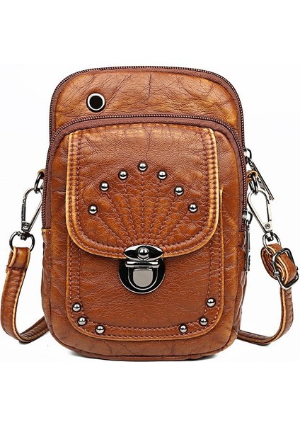 Messenger Çanta Bayan Omuz Çapraz Askılı Küçük Kare Çanta (Yurt Dışından)