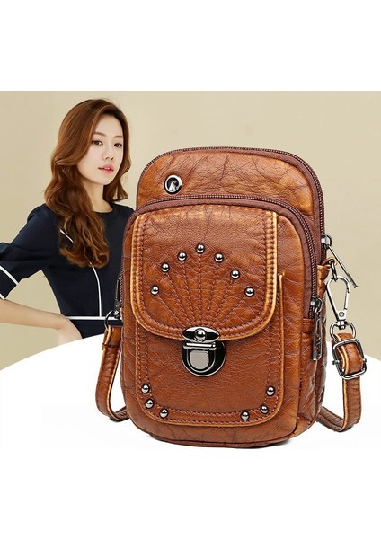 Messenger Çanta Bayan Omuz Çapraz Askılı Küçük Kare Çanta (Yurt Dışından) modelleri