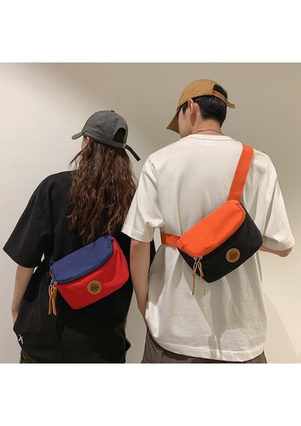 Ins Modaya Uygun Küçük Çanta Basit Renk Uyumlu Öğrenci Cebi (Yurt Dışından) modelleri