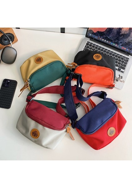 Ins Modaya Uygun Küçük Çanta Basit Renk Uyumlu Öğrenci Cebi (Yurt Dışından) fırsatları