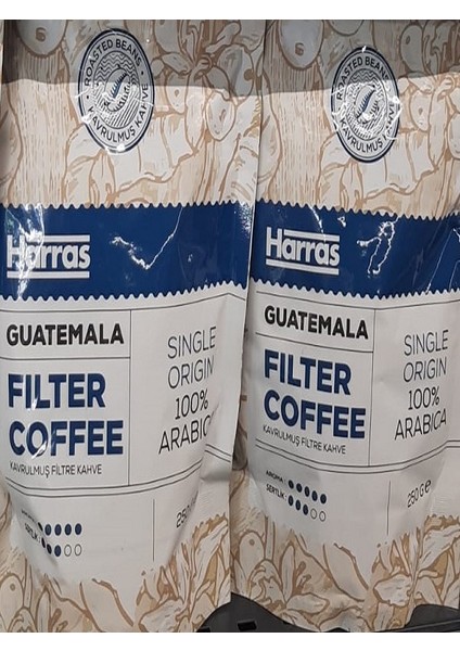 Kavrulmuş Filtre Kahve Guatemala Harras 250*2 Adet