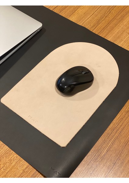 Mousepad Hakiki Deri El Yapımı Özel Tasarım Oyuncu Mousepad 28X19 cm