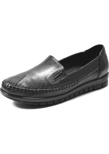 41 Hakiki Deri Siyah Ortopedik Kadın Anne Ayakkabı fiyatları