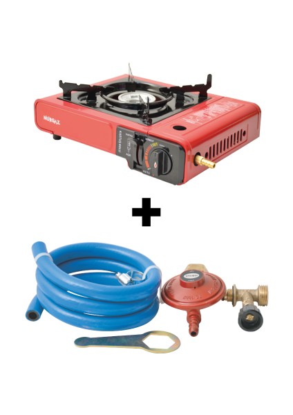 Portatif Ocak + Hortum Dedantör Set