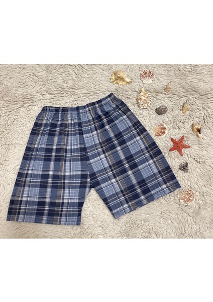 %100 Pamuk Kadın Yüksek Bel Dört Mevsim Şort Pijama Kırmızı Pencere Kare fırsatları