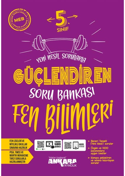 5.Sınıf Güçlendiren Matematik + Fen Bilimleri Soru Bankası Seti