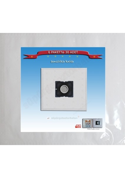 Bluehouse Bh0 22 A Avant Süpürge Toz Torbası 6 Pakette 30 Adet