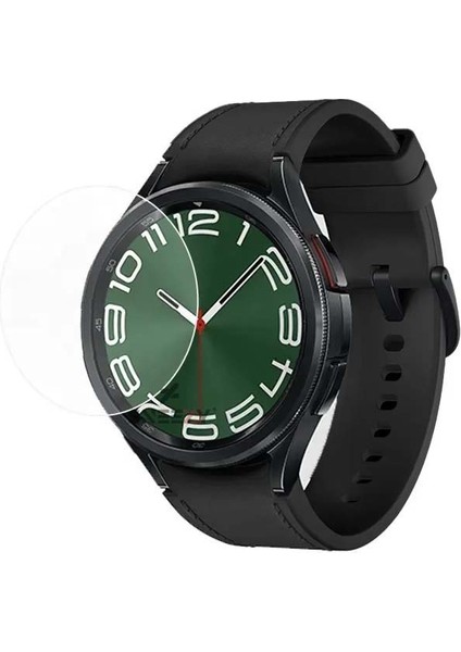 Samsung Galaxy Watch 6 Classic 43MM Uyumlu Polymer Temperli Nano 0.5 mm Watch Ekran Koruyucu