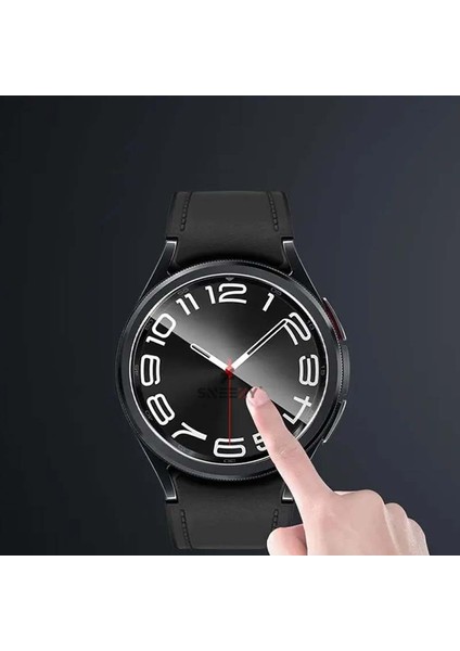 Samsung Galaxy Watch 6 Classic 43MM Uyumlu Polymer Temperli Nano 0.5 mm Watch Ekran Koruyucu