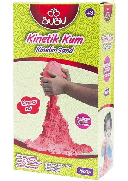 Kinetik Kırmızı Kum 1000 gr