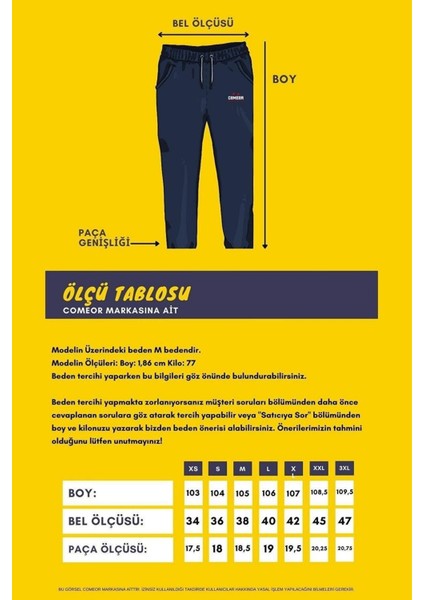 Siyah-Antrasit-Lacivert Arka Cepli Etiket Detaylı Düz Paça Erkek Içi Pamuklu 3'lü Eşofman Altı