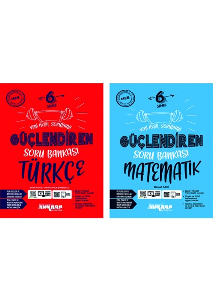 6.Sınıf Güçlendiren Türkçe + Matematik Soru Bankası Seti