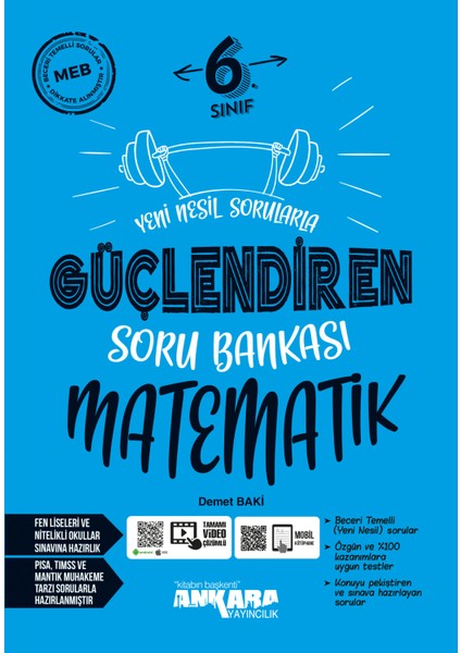 6.Sınıf Güçlendiren Türkçe + Matematik Soru Bankası Seti modelleri
