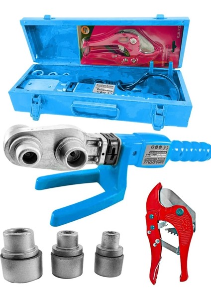 Anadolustrong ANS1026 Pprc 600 Watt Boru Kaynak Mini Makina Seti Plastik Boru Kaynak Makinesi