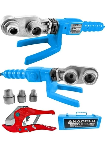 Anadolustrong ANS1026 Pprc 600 Watt Boru Kaynak Mini Makina Seti Plastik Boru Kaynak Makinesi