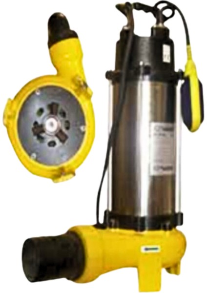 V50 150F 1.5 Hp 380V Bıçaklı Flatörlü Pis Su Foseptik Dalgıç Pompa ( Açık Fanlı )
