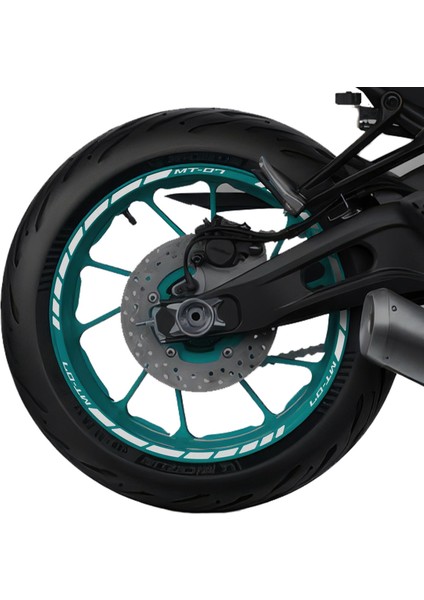 Yamaha MT-07 2014-2023 Uyumlu Jant Şeridi Reflektif Gri fiyatları
