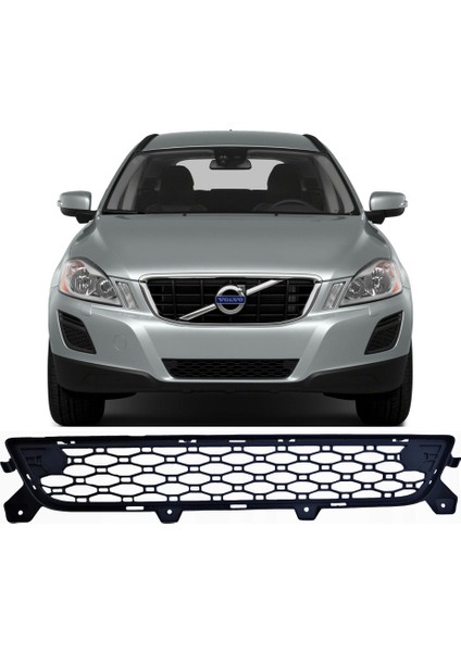 Volvo XC60 Ön Tampon Alt Orta Izgara 2009-2013 Park Sensörsüz
