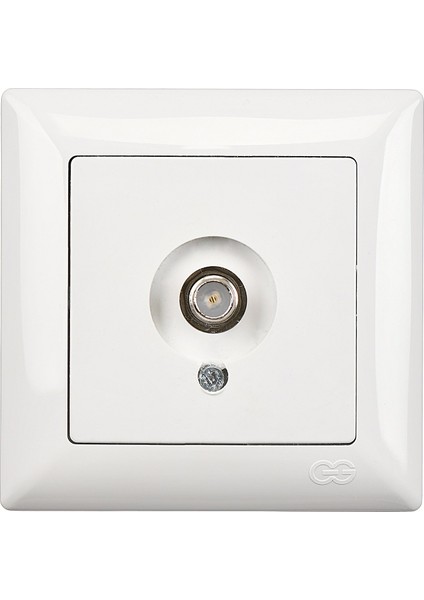 Visage Beyaz Tekli F Uydu Prizi Eko + Çerçeve