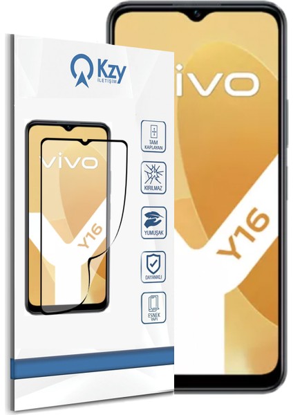 Vivo Y16 ile Uyumlu Tam Kaplayan Fiber Nano Ekran Koruyucu Cam fiyatları