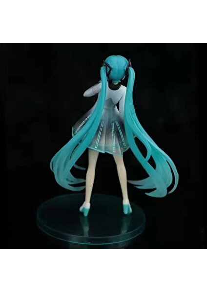 Anime Figure Şekil Güzel Kız Car Araba Süs Dekorasyon Heykeli Pvc Eylem Heykelcik Modeli Oyuncak Bebek Çocuk Hediyeler 19CM Miku