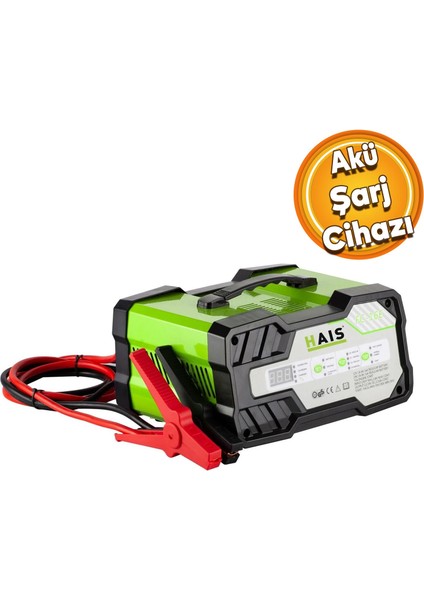 Haıs Akümülatör Redresör Akü Sarj Şarj Dolum Doldurma Cihazı Araç Araba 12-24 Volt 620 Watt FC16E