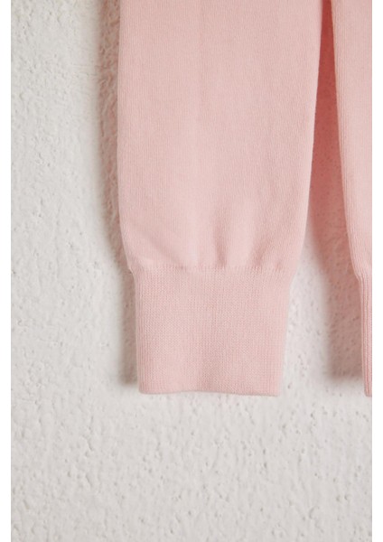 Lastik Detaylı Çocuk Tayt Pembe fırsatları