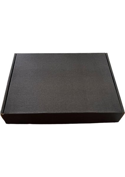 27x20x5 cm Siyah Kilitli E-Ticaret Kutusu 10 Adet