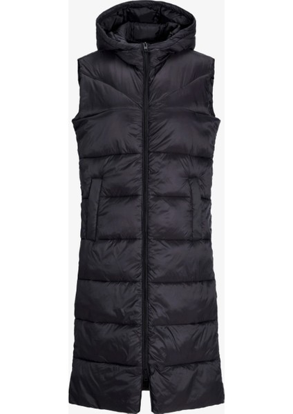 Jxnora Lightweight Long Vest Otw Kadın Siyah Mont 12245694-BLACK modelleri
