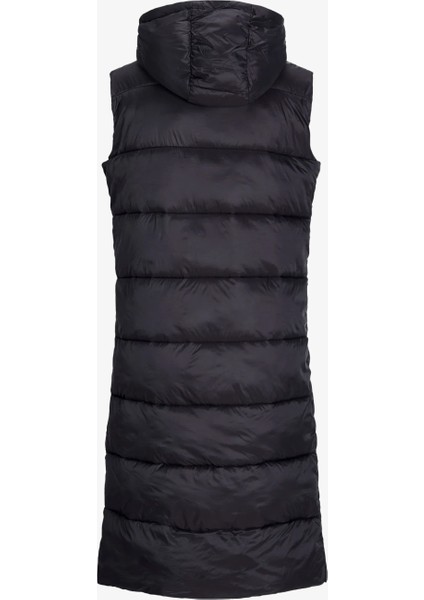 Jxnora Lightweight Long Vest Otw Kadın Siyah Mont 12245694-BLACK fırsatları