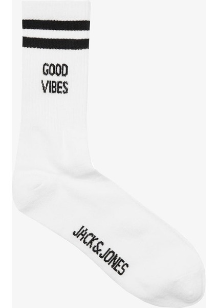 Jacstatement Tennis Sock Unisex Siyah Çorap 12248686-BLACK