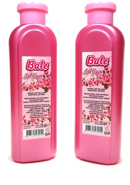 2 Adet Gül Suyu 2 x 375 ml