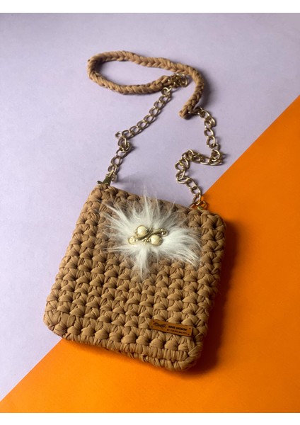 Handmade El Örgüsü Postacı Çapraz Çanta