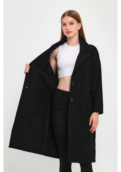 Alexandergardı Düğmeli Astarsız Yünlü Palto modelleri