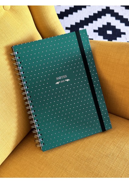 Spiralli Defter Sert Kapak 192 Sayfa 96 Yaprak 20X28 cm 90GR. Çizgili fırsatları